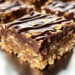 No Bake Chocolate Oatmeal Bars