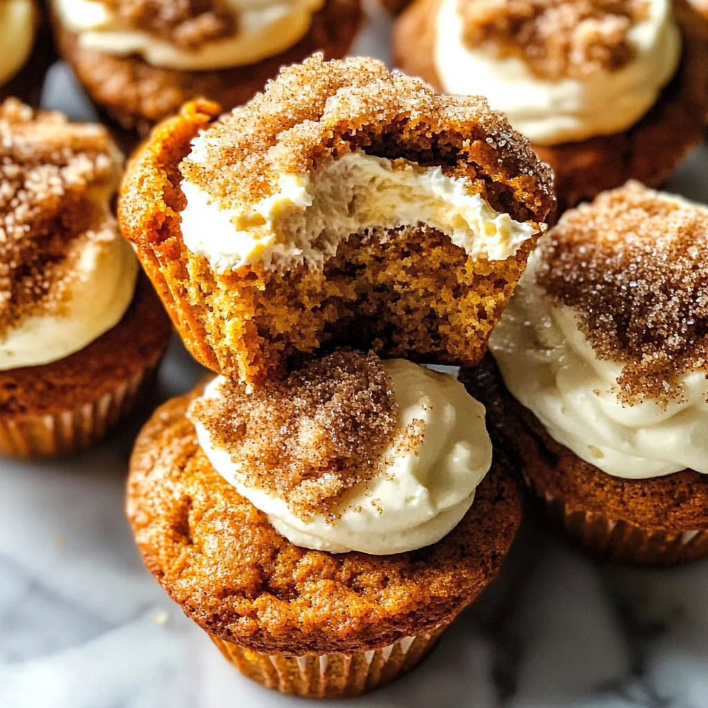 Pumpkin Muffins with Maple Cream Cheese Filling