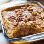 Pumpkin Pecan Cobbler