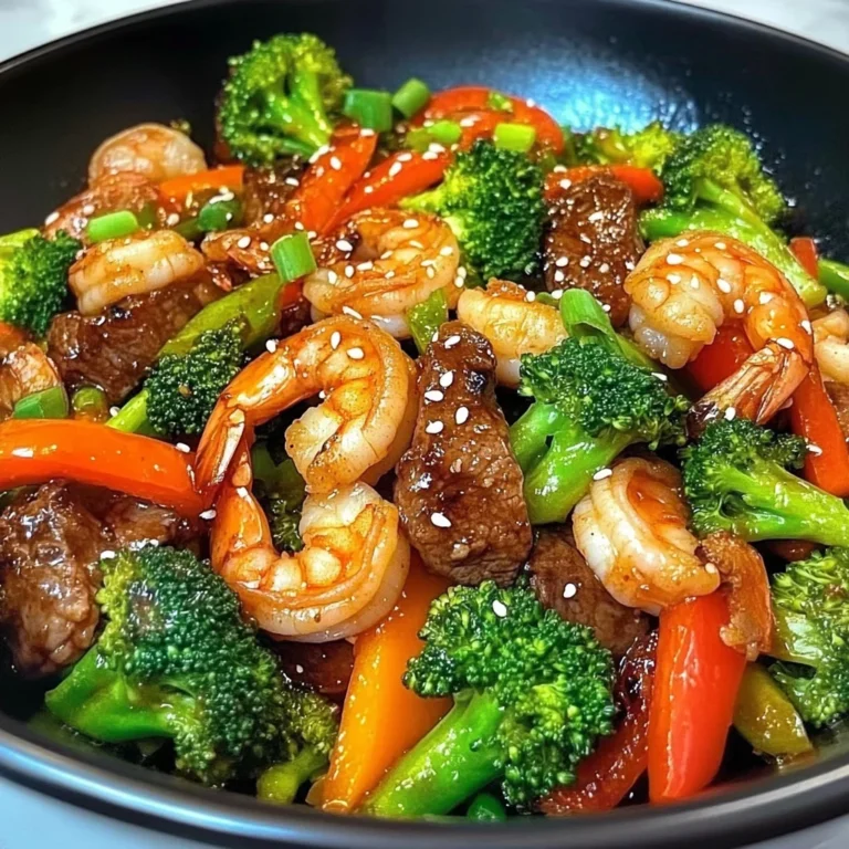 STEAK AND SHRIMP STIR FRY