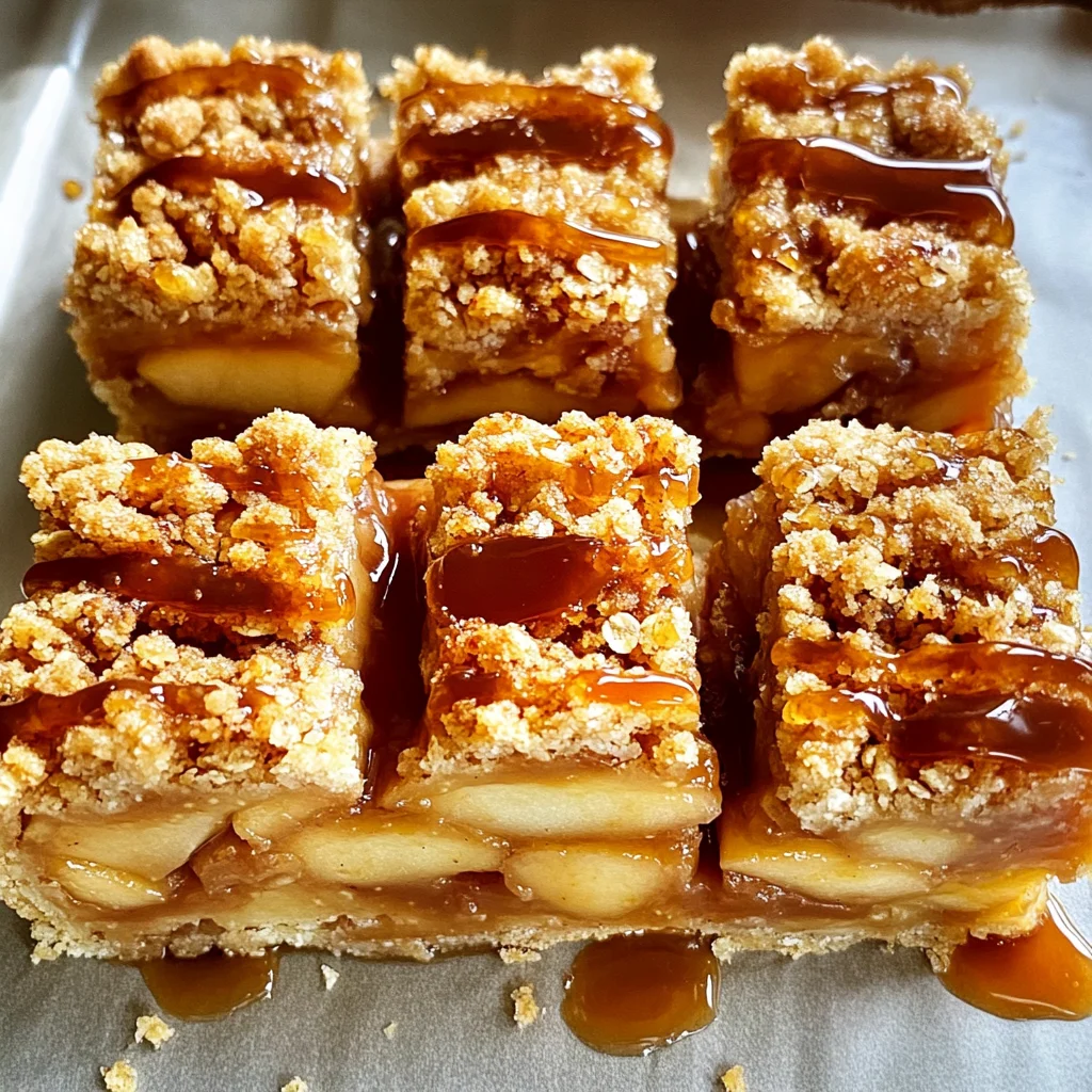Salted Caramel Apple Pie Bars