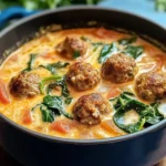 Savor the Comfort: Creamy Italian Meatball Soup to Warm Your Soul