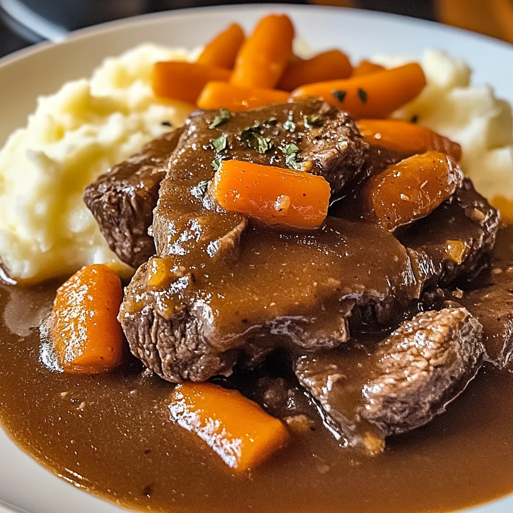 Slow Cooker Beef Manhattan