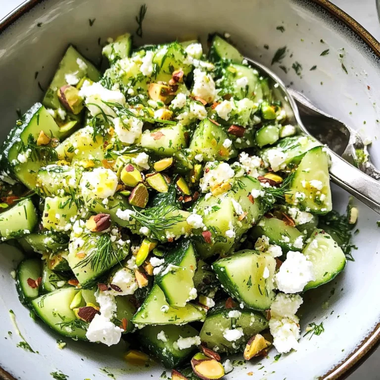 Smashed Cucumber Salad - With Feta and Dill