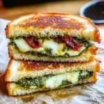 Sourdough Pesto Grilled Cheese