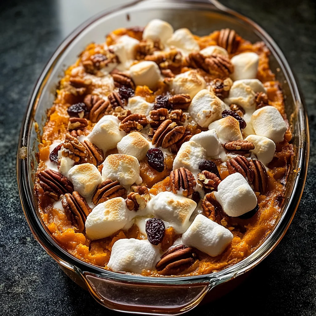 Southern Maple Sweet Potato Casserole