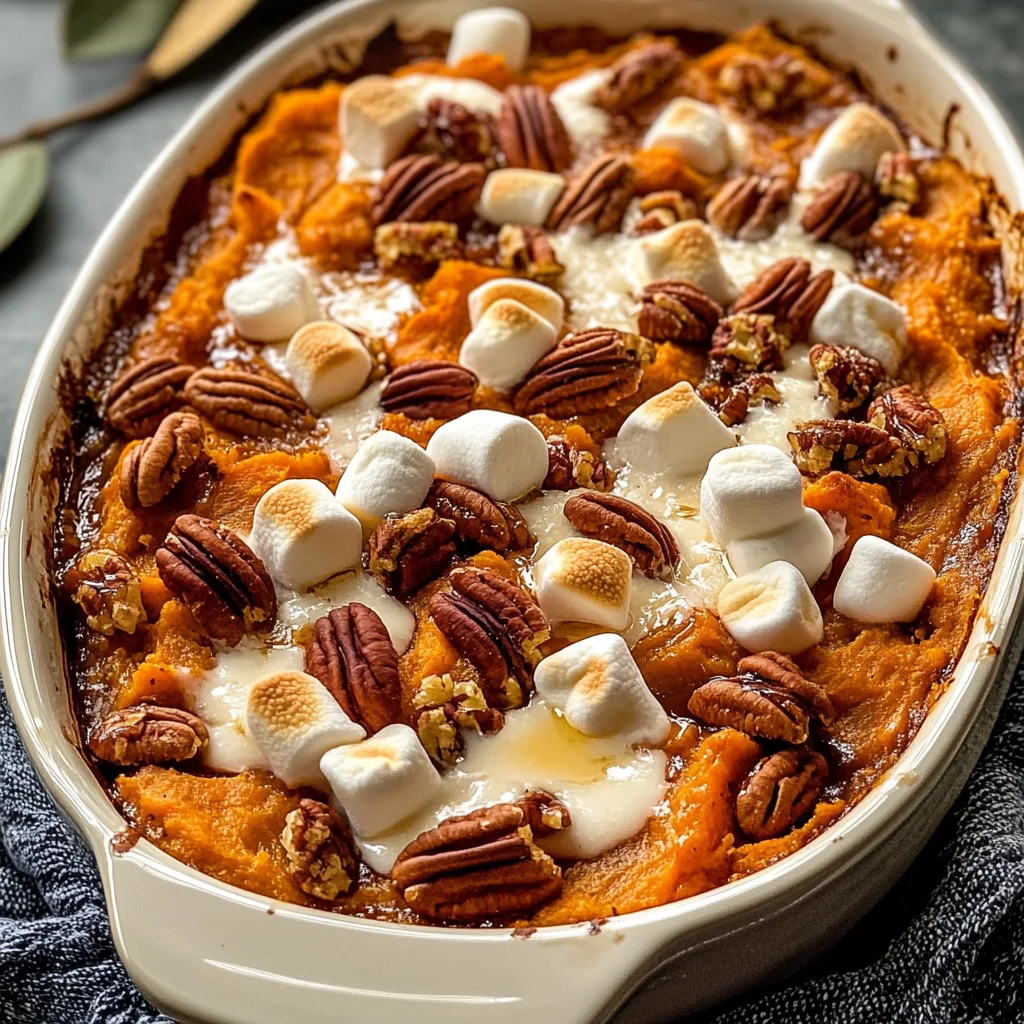 Southern Maple Sweet Potato Casserole