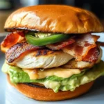 Spicy Grilled Chicken Avocado Sandwich
