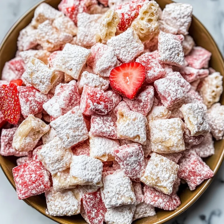 Strawberry Shortcake Puppy Chow