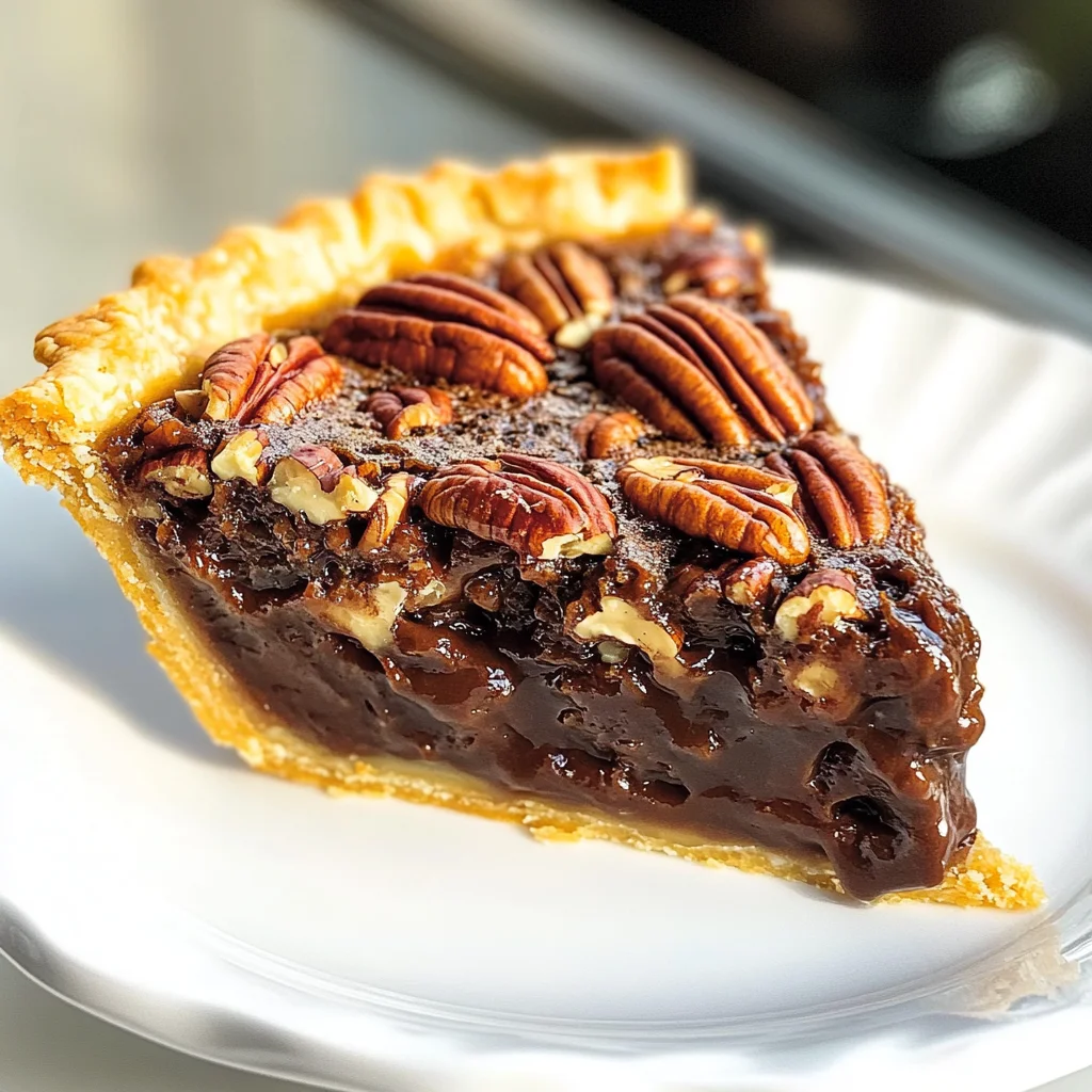 Texas Chocolate Pecan Pie