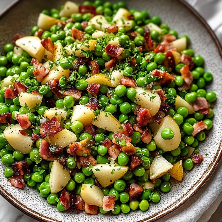 Thanksgiving Peas (with Pear and Pancetta)
