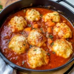 Tomato Dumpling Soup