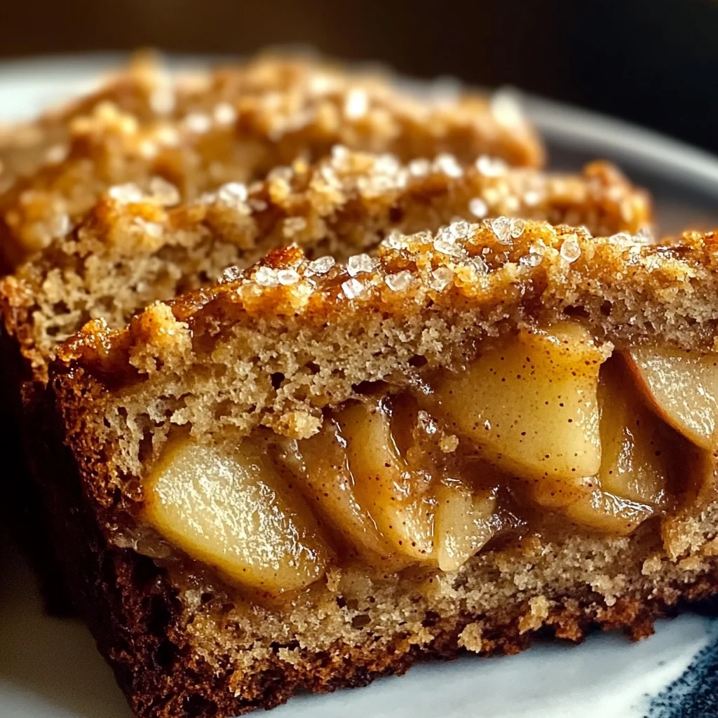 Warm Cinnamon-Spiced Apple Bread