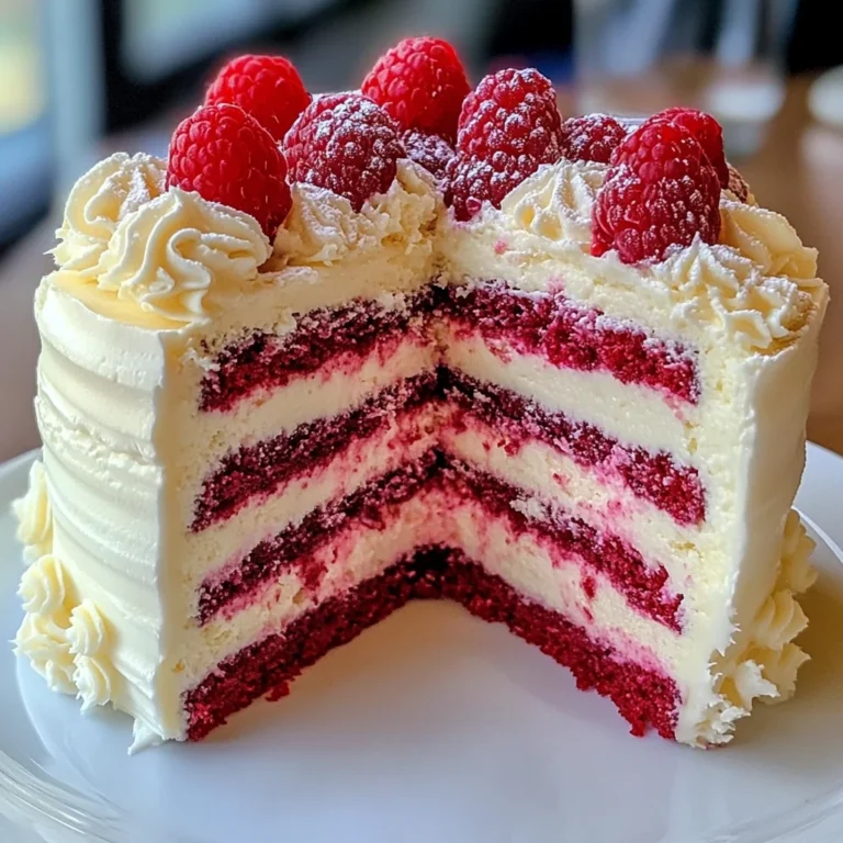 White Chocolate Raspberry Dream Cake – Sweet Easy Recipes Style
