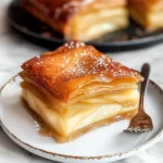 Apple Mille Feuille with Vanilla Custard (gluten-free)