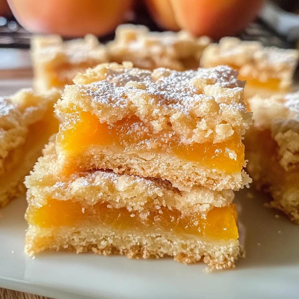 Apricot Shortbread Bars Recipe