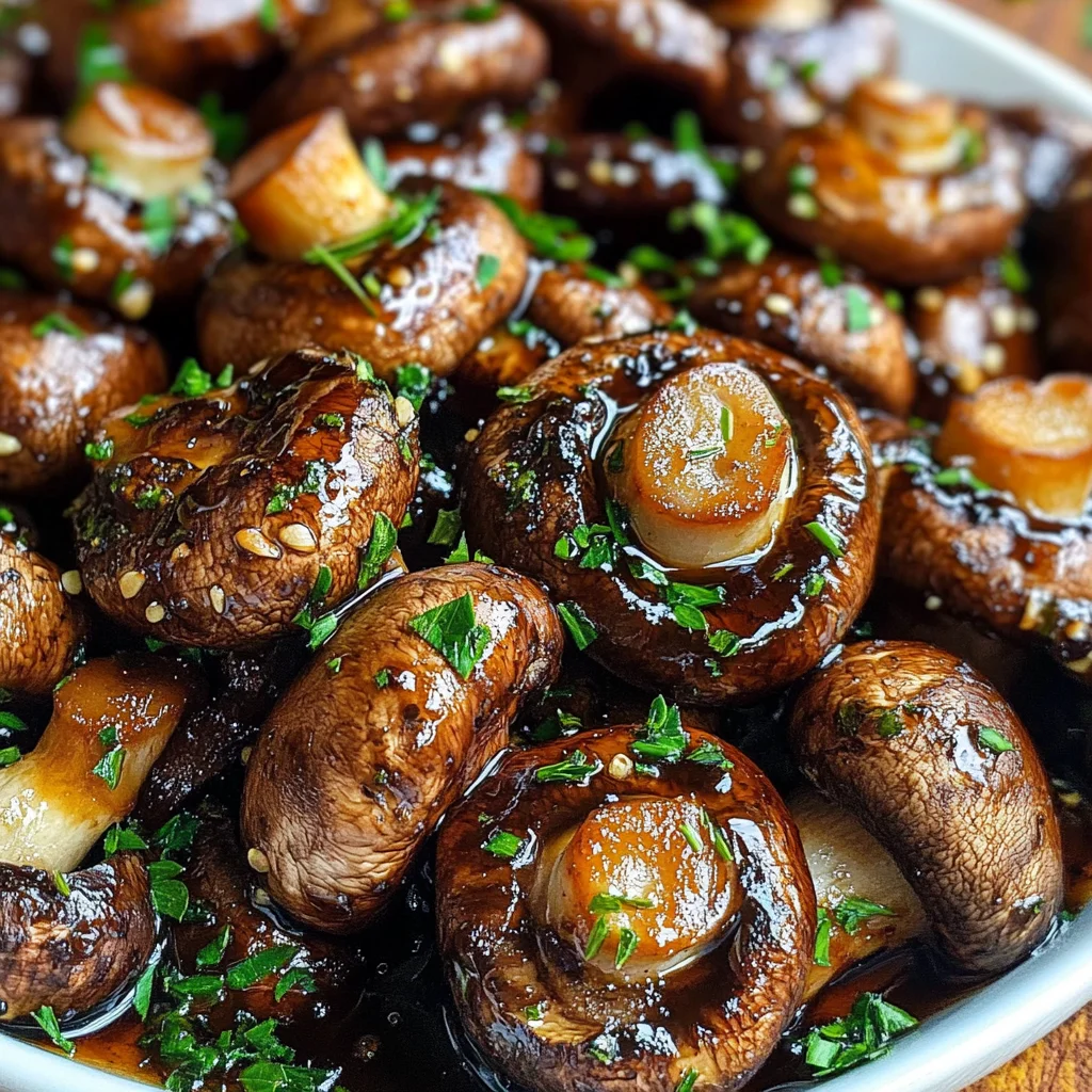 Balsamic Roasted Mushrooms