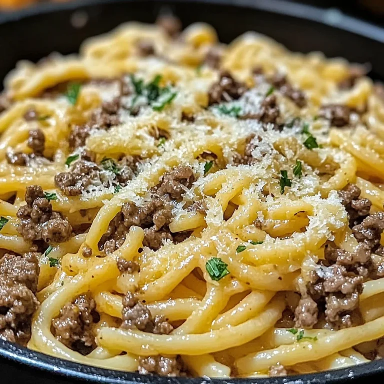 Beef and Garlic Butter Pasta recipe