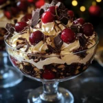 Black Forest Trifle for Christmas