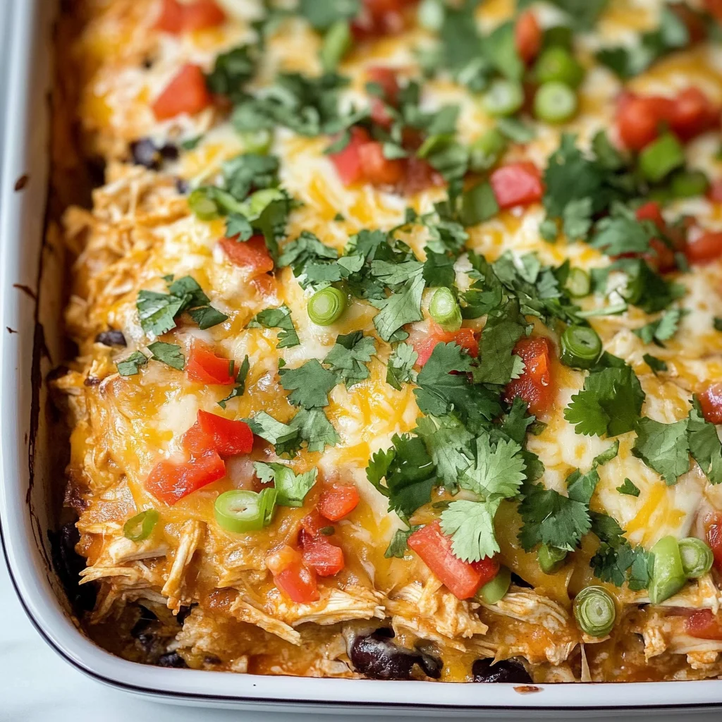 Chicken Burrito Casserole