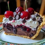 Chocolate Cherry Cream Pie