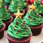 Christmas Tree Cupcakes
