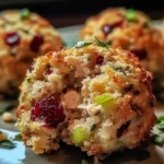 Cranberry & Turkey Stuffing Balls
