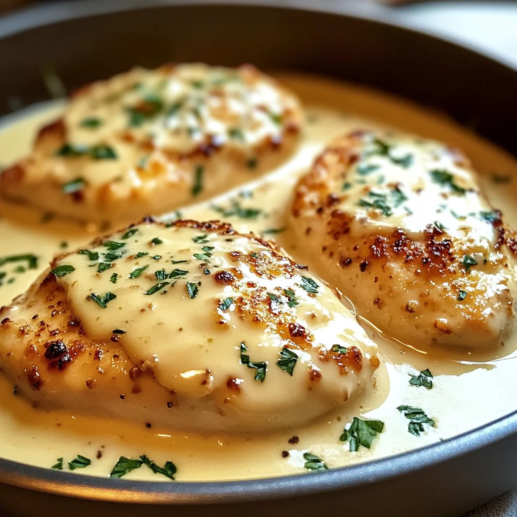 Creamy Baked Chicken with Parmesan and Garlic