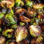 Crispy Honey Balsamic Brussels Sprouts
