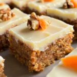 Decadent Carrot Cake Bars with Cream Cheese Frosting