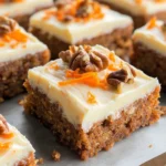 Decadent Carrot Cake Bars with Cream Cheese Frosting