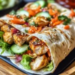 Firecracker Chicken Wraps