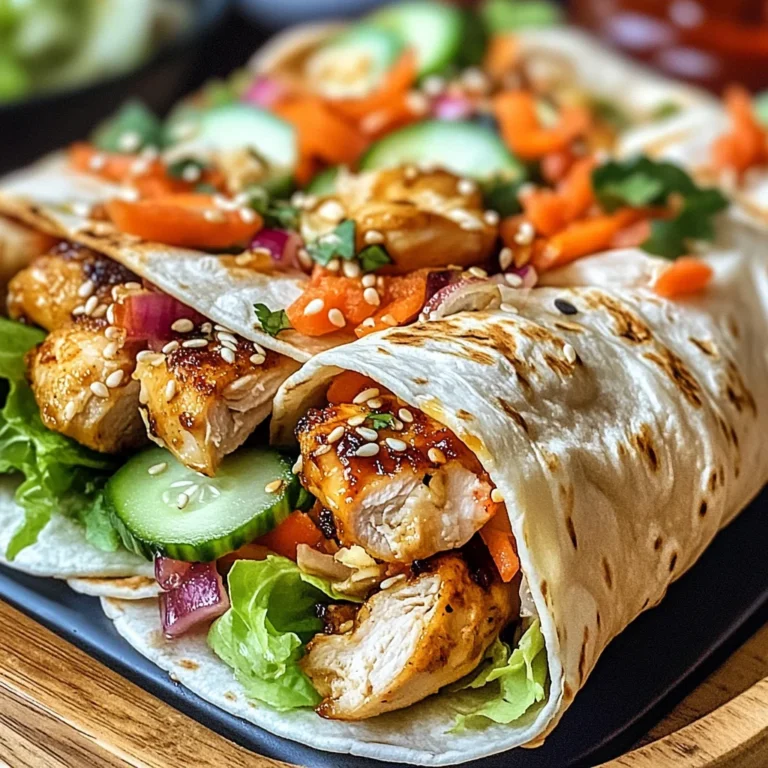 Firecracker Chicken Wraps