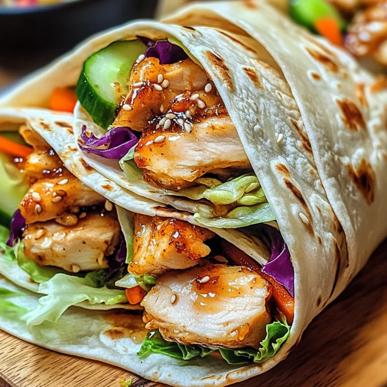Firecracker Chicken Wraps