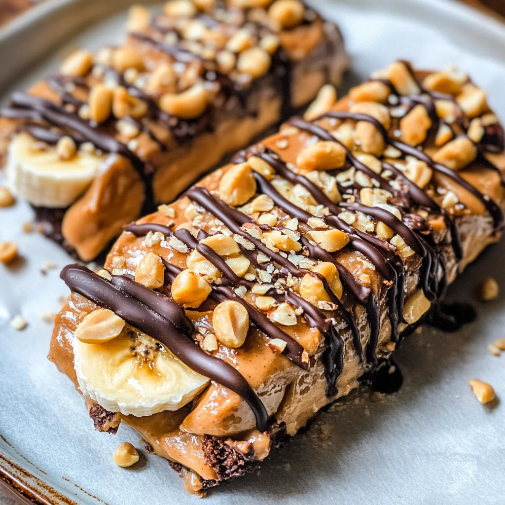 Frozen Banana Snickers