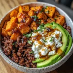 Ground Beef Hot Honey Bowl