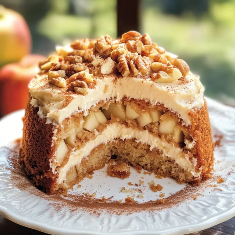 Irresistible Fresh Apple Cake with Dreamy Cream Cheese Frosting