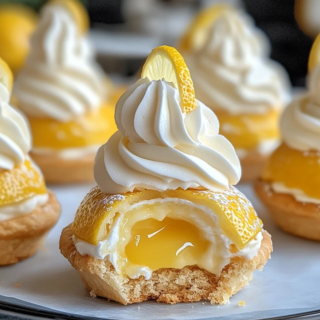 Lemon Cream Puffs