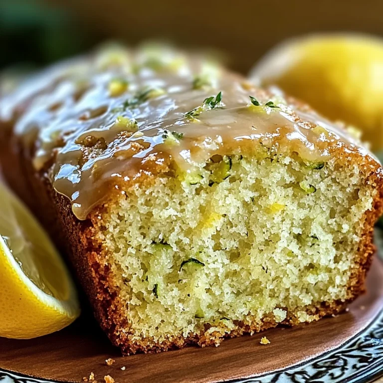 Lemon Zucchini Bread: A Bright & Moist Slice of Summer