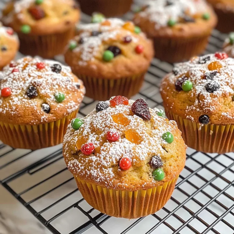 Moist Christmas Stollen Muffins