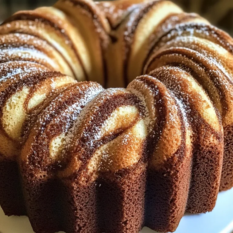 Moist Cinnamon Swirl Bundt Cake Recipe