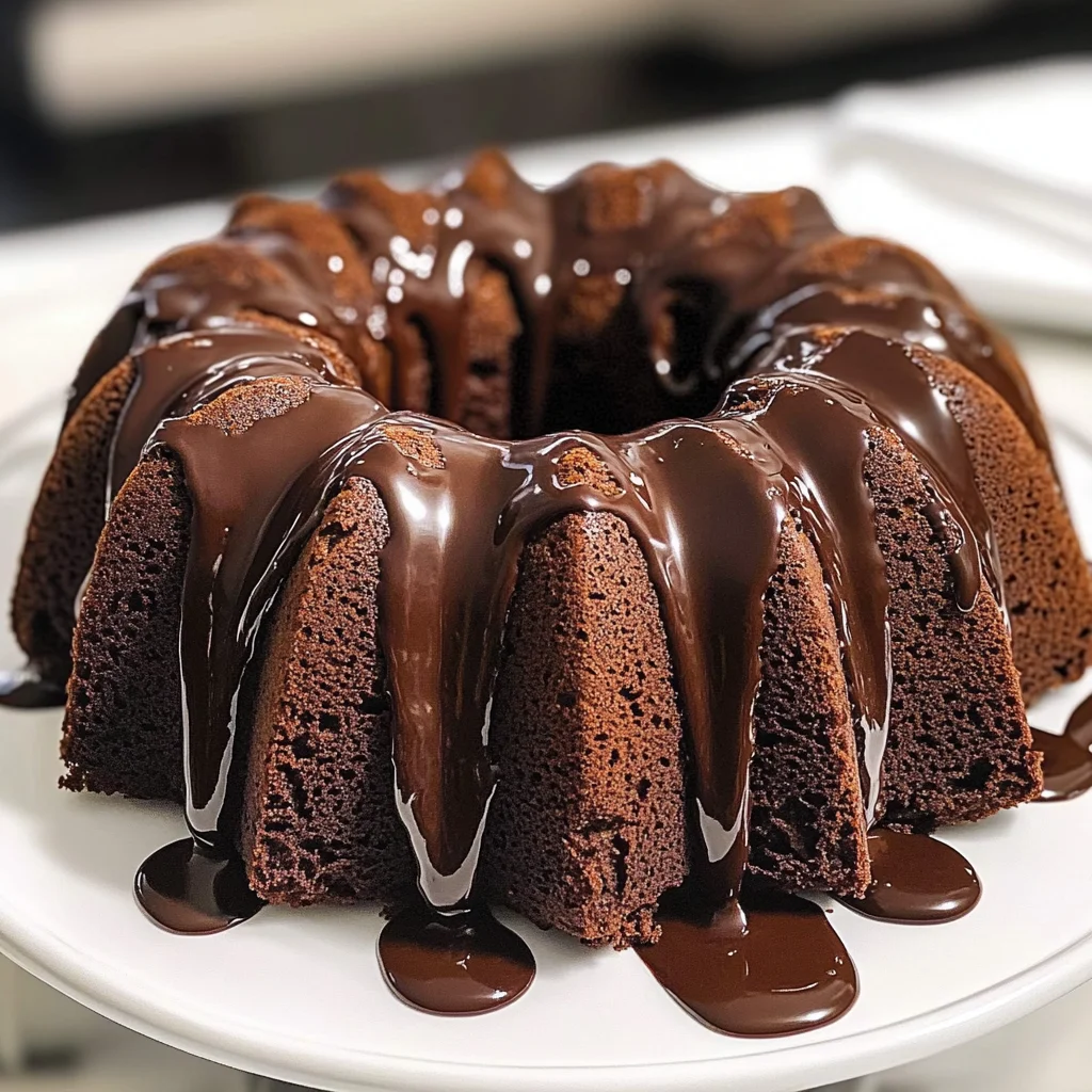 Nanny’s Chocolate Fudge Brownie Cake