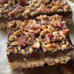 Peanut Butter-Turkey Bacon Bars