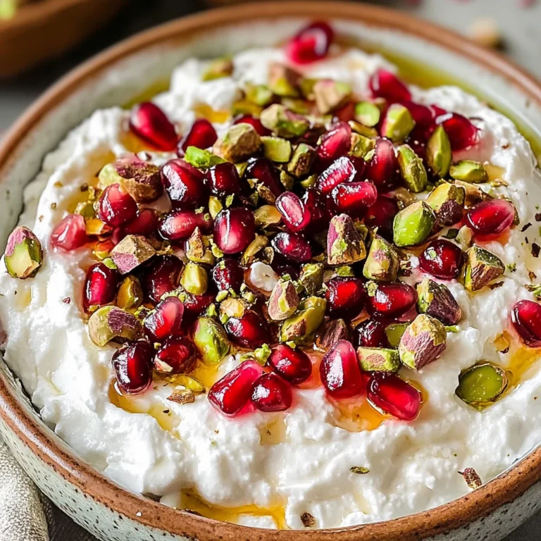 Pomegranate Pistachio Whipped Feta