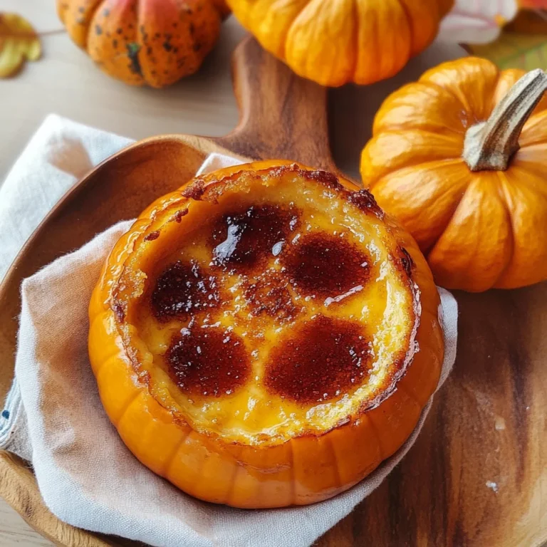 Pumpkin Spice Crème Brûlée