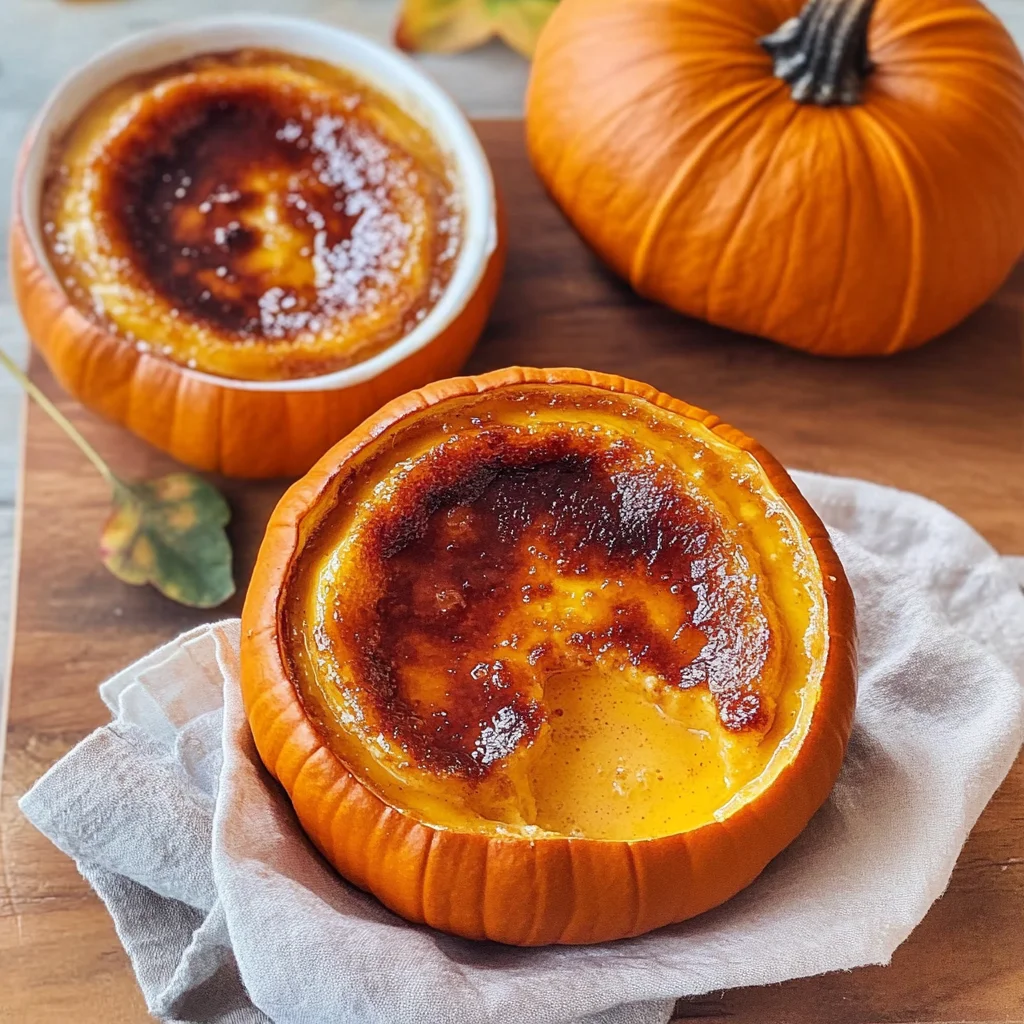 Pumpkin Spice Crème Brûlée