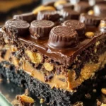 Reese’s Peanut Butter Earthquake Cake