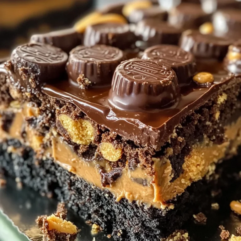 Reese’s Peanut Butter Earthquake Cake