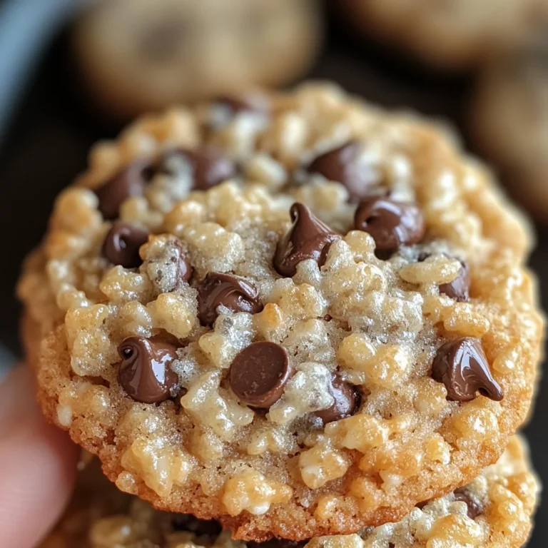 Rice Krispie Chocolate Chip Cookies