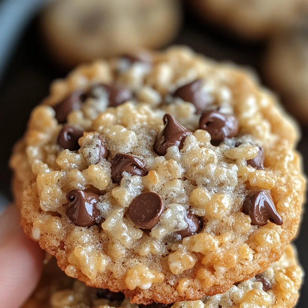 Rice Krispie Chocolate Chip Cookies